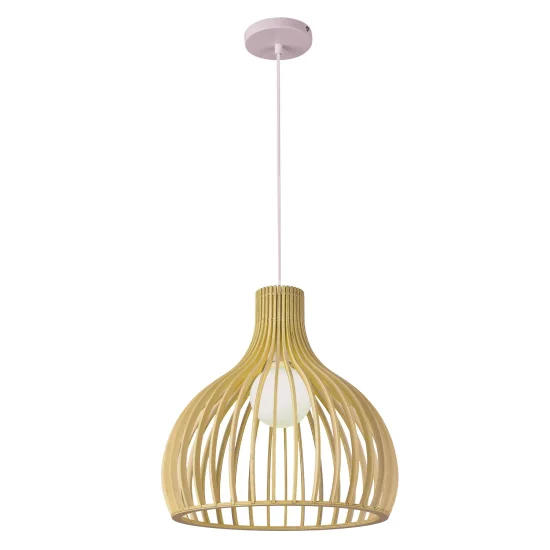 BOIS DE KERSTINE DE LAMPE DE PLAFOND E27 2