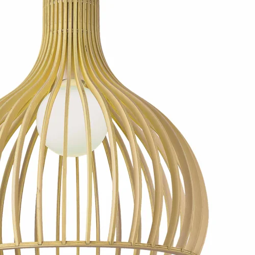 BOIS DE KERSTINE DE LAMPE DE PLAFOND E27