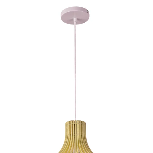 BOIS DE KERSTINE DE LAMPE DE PLAFOND E27