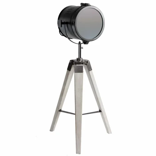 LAMPE DE TABLE COUSUE EN ACIER VIEILLI