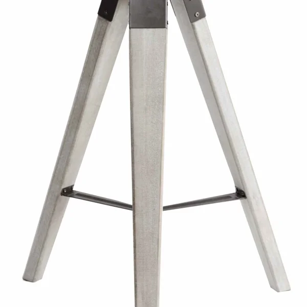 LAMPE DE TABLE COUSUE EN ACIER VIEILLI