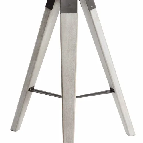 LAMPE DE TABLE COUSUE EN ACIER VIEILLI