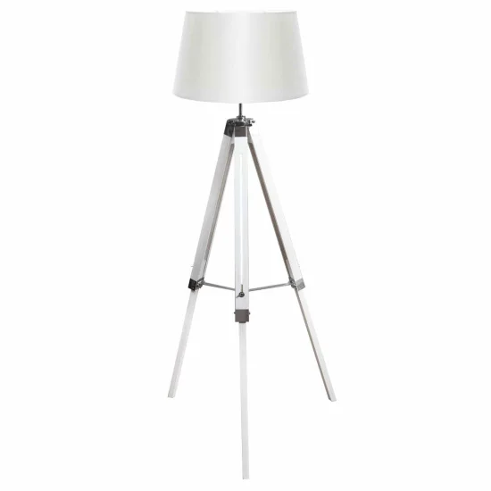 LAMPE DE PLANCHER AVRIL ÉCRAN BLANC