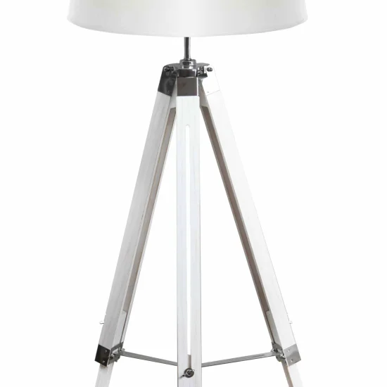 LAMPE DE PLANCHER AVRIL ÉCRAN BLANC 2