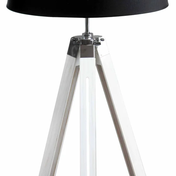 LAMPE DE PLANCHER AVRIL ÉCRAN NOIR