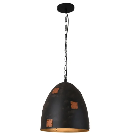 LAMPE DE PLAFOND TRISTAN VIEILLI BRUN 2