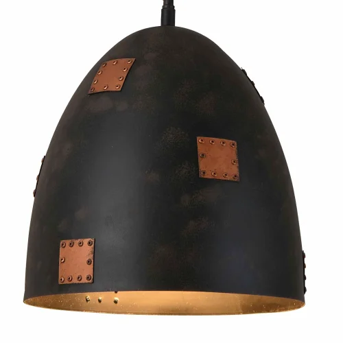 LAMPE DE PLAFOND TRISTAN VIEILLI BRUN