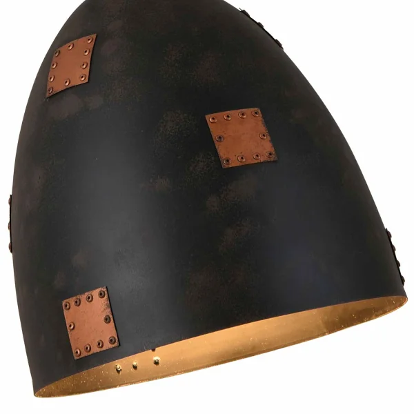 LAMPE DE PLAFOND TRISTAN VIEILLI BRUN