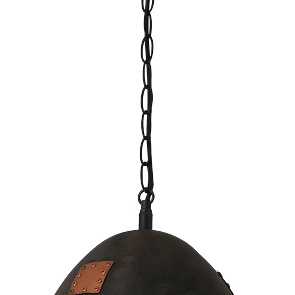 LAMPE DE PLAFOND TRISTAN VIEILLI BRUN