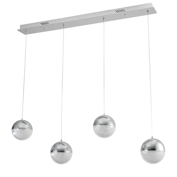 KENDALL 4x9W 4000K CROMO LAMPE TECHO