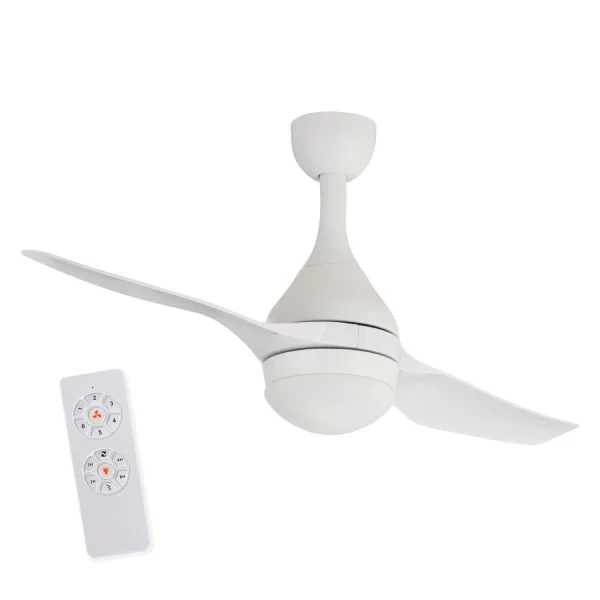BLANC 18W CONDUIT WESLEY PLAFOND VENTILATEUR