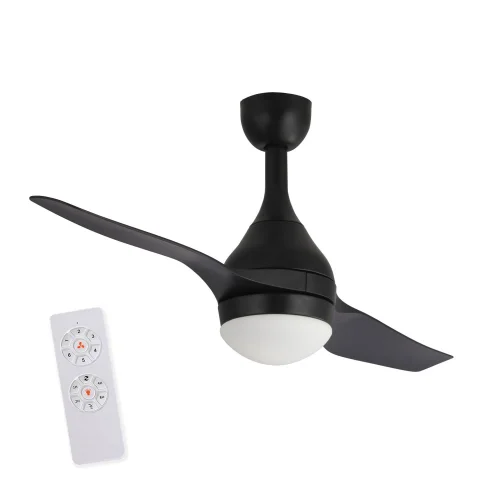 NOIR 18W CONDUIT WESLEY PLAFOND VENTILATEUR