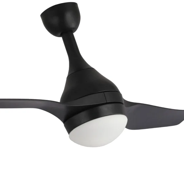 NOIR 18W CONDUIT WESLEY PLAFOND VENTILATEUR
