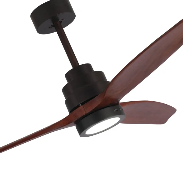 VENTILATEUR DE PLAFOND CONDUIT KALEO 15W 4000K CAFÉ