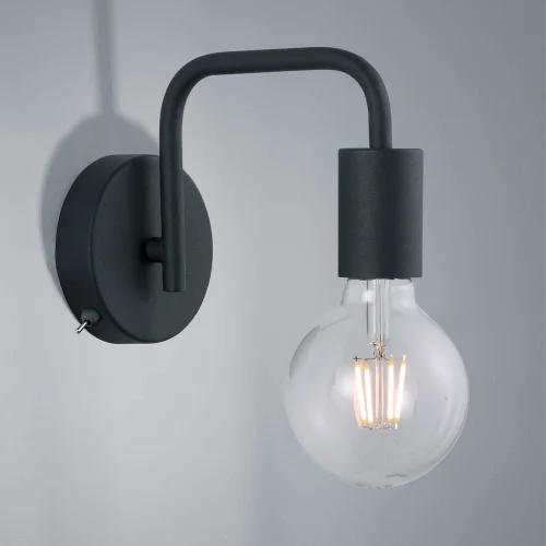 LAMPE MURALE EN GLADSTONE NOIR