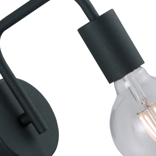 LAMPE MURALE EN GLADSTONE NOIR