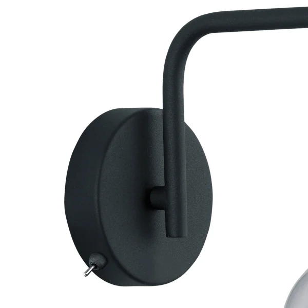 LAMPE MURALE EN GLADSTONE NOIR