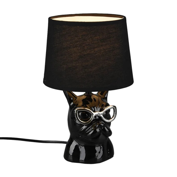 LAMPE DE TABLE TOBY NOIR