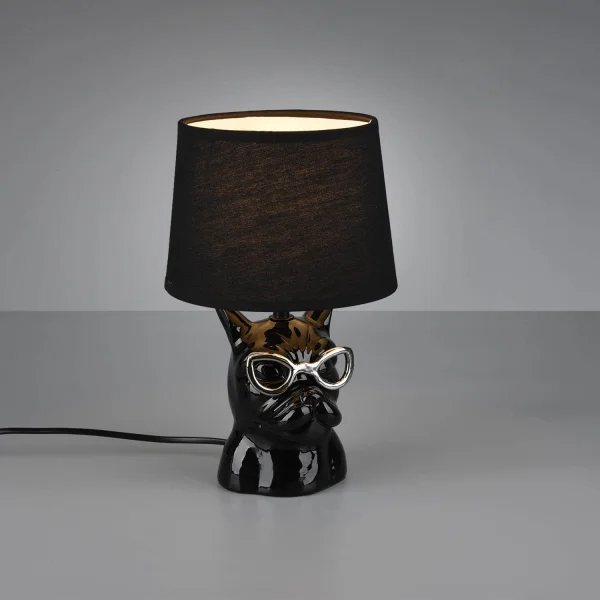 LAMPE DE TABLE TOBY NOIR