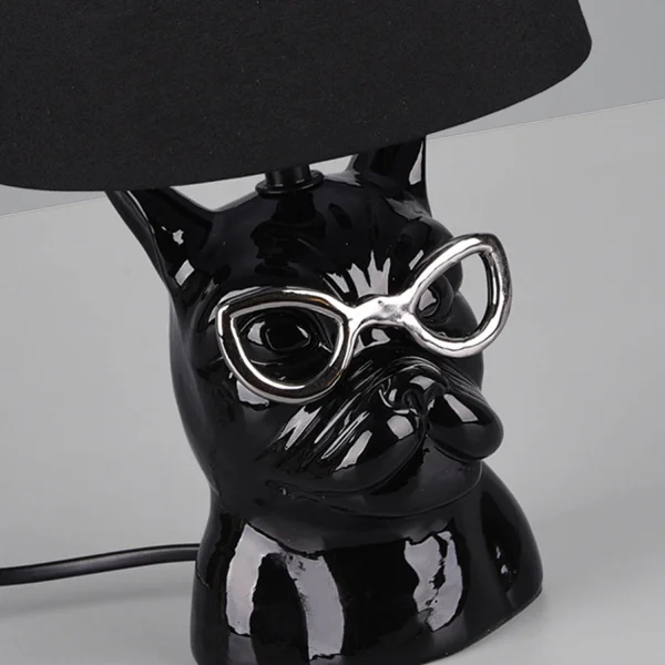 LAMPE DE TABLE TOBY NOIR