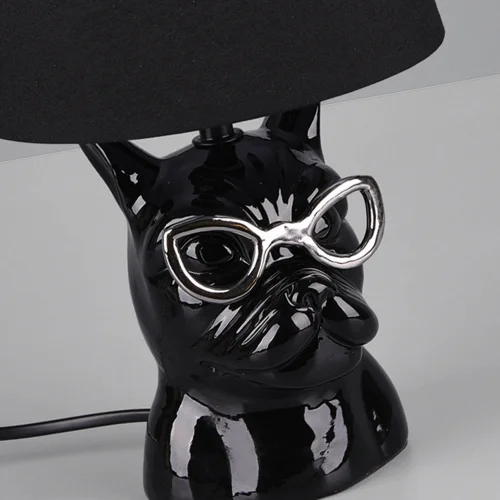 LAMPE DE TABLE TOBY NOIR
