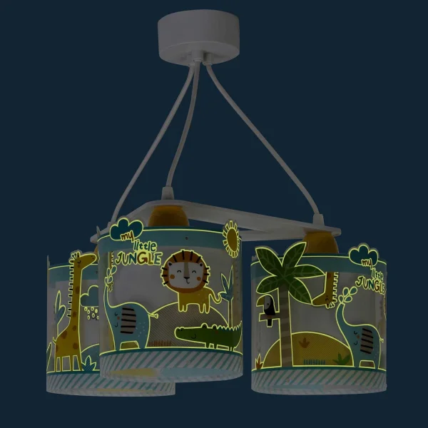 LAMPE DE PLAFOND MA PETITE JUNGLE 3 LUMIÈRES LAMPE DE PLAFOND MA PETITE JUNGLE 3 LUMIÈRES