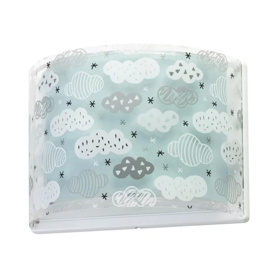 NUAGES VERTS DE LAMPE DE MUR
