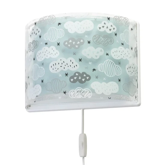 NUAGES VERTS DE LAMPE DE MUR 2