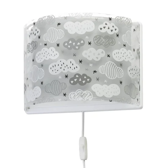 NUAGES DE LAMPE DE MUR GRIS 2