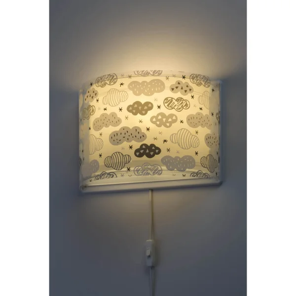 NUAGES DE LAMPE DE MUR GRIS