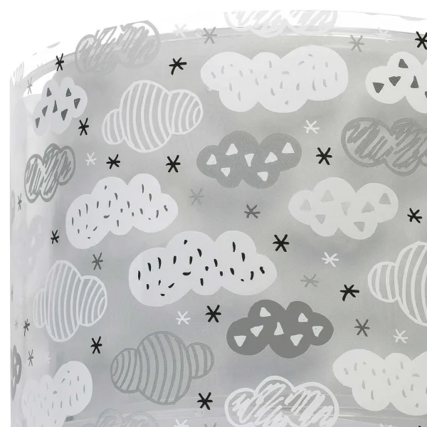 NUAGES DE LAMPE DE MUR GRIS