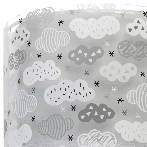 NUAGES DE LAMPE DE MUR GRIS