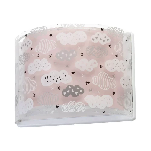 LAMPE MURALE DE NUAGES ROSES
