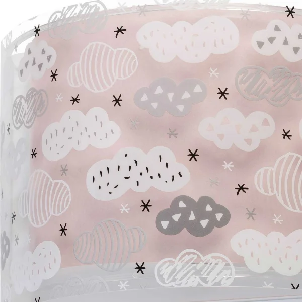 LAMPE MURALE DE NUAGES ROSES