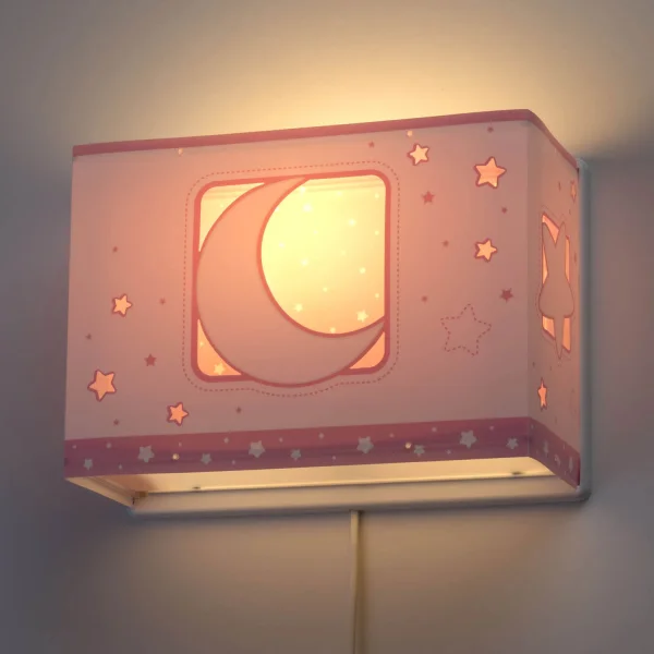 LAMPE MURALE ROSE DE LUNE