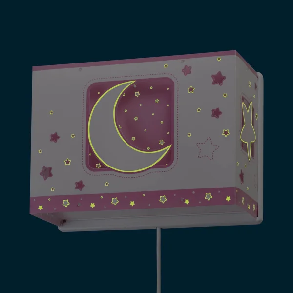 LAMPE MURALE ROSE DE LUNE