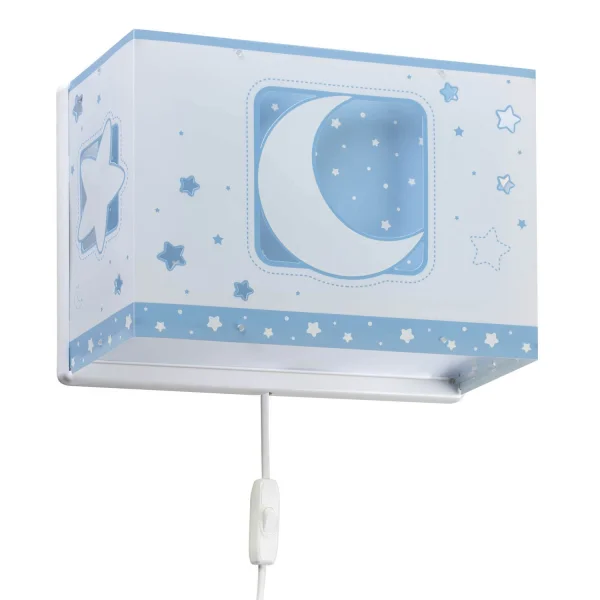 LAMPE MURALE DE LUNE BLEUE LAMPE MURALE DE LUNE BLEUE