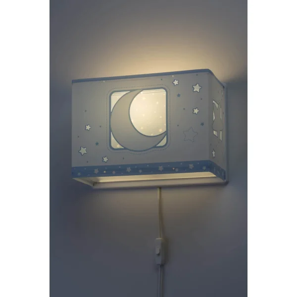 LAMPE MURALE DE LUNE BLEUE LAMPE MURALE DE LUNE BLEUE