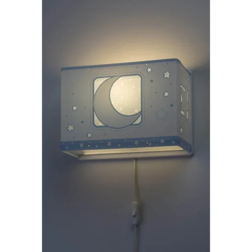 LAMPE MURALE DE LUNE BLEUE LAMPE MURALE DE LUNE BLEUE