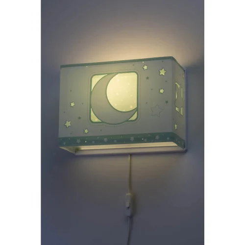 LAMPE MURALE DE LUNE VERTE