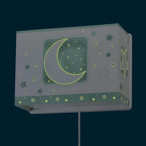 LAMPE MURALE DE LUNE VERTE