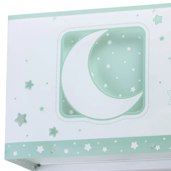 LAMPE MURALE DE LUNE VERTE