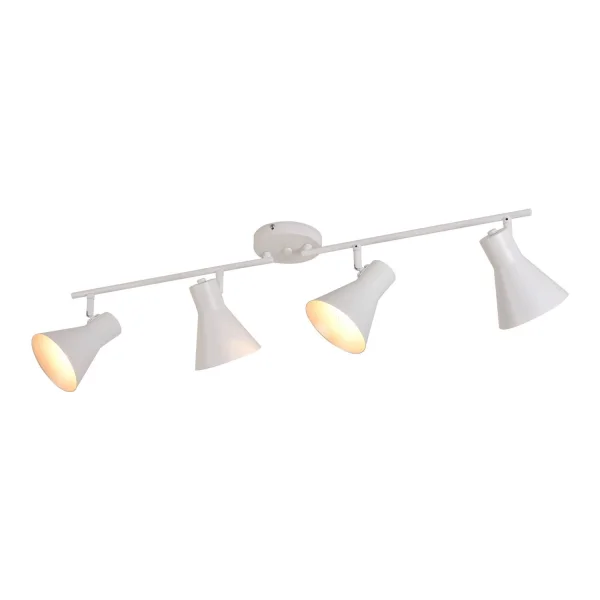BANDE DÉCORATIVE 4 LUMIÈRES BLANCHES CLARENCE BANDE DÉCORATIVE 4 LUMIÈRES BLANCHES CLARENCE