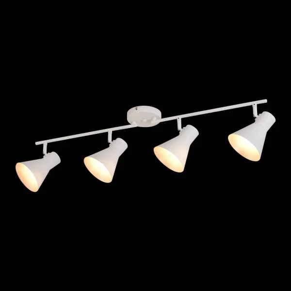 BANDE DÉCORATIVE 4 LUMIÈRES BLANCHES CLARENCE BANDE DÉCORATIVE 4 LUMIÈRES BLANCHES CLARENCE