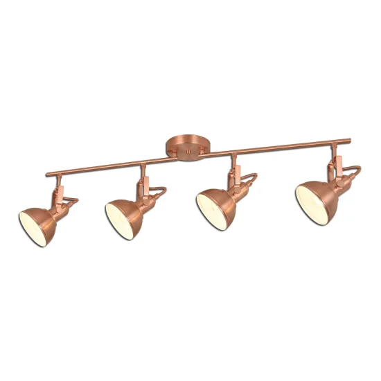 BANDE DÉCORATIVE 4 LUMIÈRES MURRAY CUIVRE