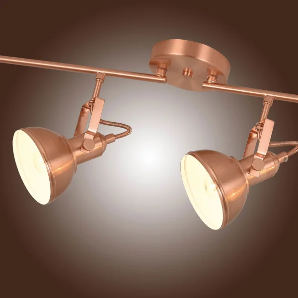 BANDE DÉCORATIVE 4 LUMIÈRES MURRAY CUIVRE