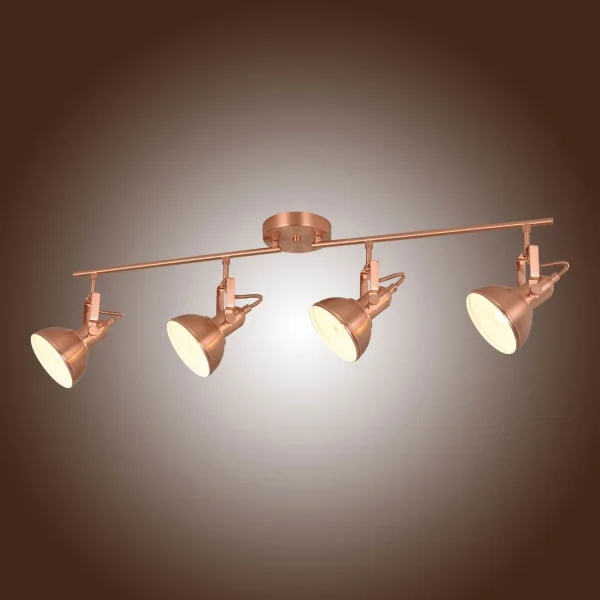 BANDE DÉCORATIVE 4 LUMIÈRES MURRAY CUIVRE