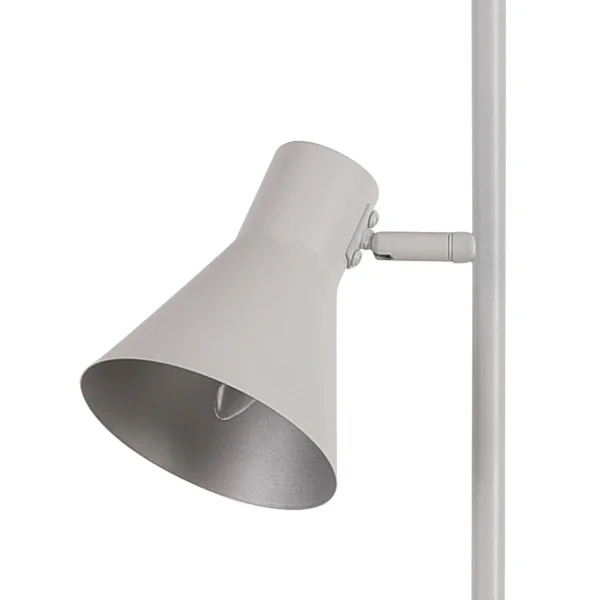 LAMPE DE PLANCHER DÉCORATIVE 2 LUMIÈRES BLANCHES CLARENCE