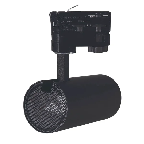 CONCENTRER TROIS PHASES RAIL CONDUIT ÉPI 10W 4000K NOIR