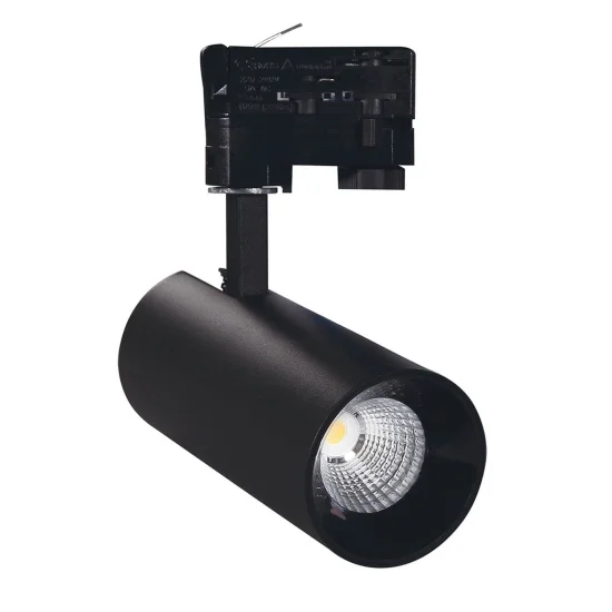 TROIS PHASES RAIL PROJECTEUR LED ÉPI 20W 4000K NOIR